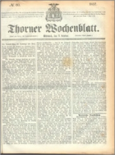 Thorner Wochenblatt 1857, No. 80