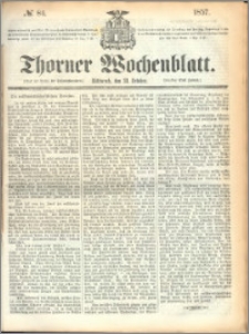 Thorner Wochenblatt 1857, No. 84