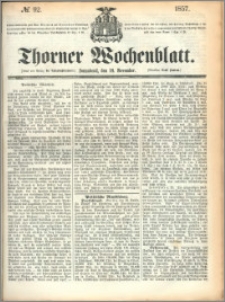 Thorner Wochenblatt 1857, No. 92