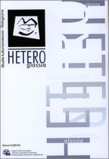 Heteroglossia. Studia kulturoznawczo-filologiczne. Nr 2 (2012)