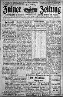 Zniner Zeitung 1915.01.02 R. 28 nr 1