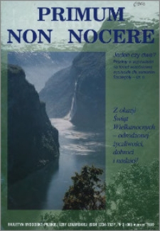 Primum Non Nocere 1999 nr 3