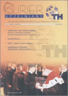 Kurier Uczelniany : kwartalnik Wyższej Pomorskiej Szkoły Turystyki i Hotelarstwa w Bydgoszczy. Nr 4 (2002)