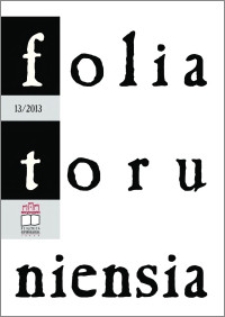 Folia Toruniensia 13 (2013)