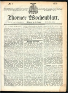 Thorner Wochenblatt 1858, No. 4