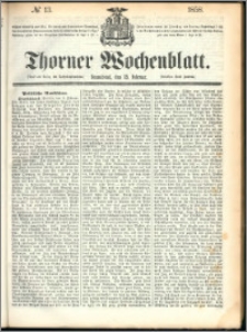 Thorner Wochenblatt 1858, No. 13