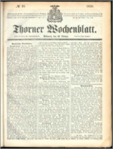Thorner Wochenblatt 1858, No. 16