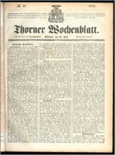 Thorner Wochenblatt 1858, No. 30