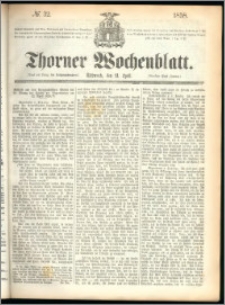 Thorner Wochenblatt 1858, No. 32