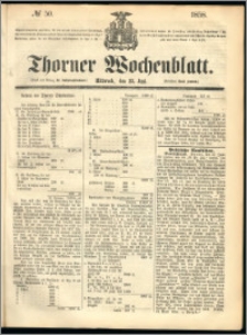 Thorner Wochenblatt 1858, No. 50