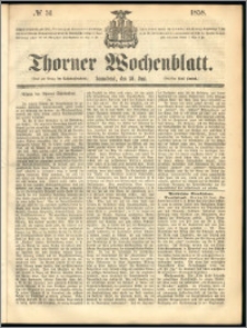 Thorner Wochenblatt 1858, No. 51
