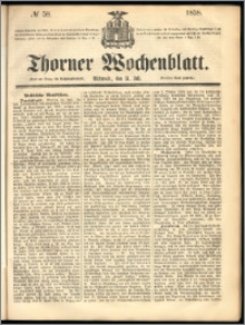 Thorner Wochenblatt 1858, No. 58