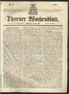 Thorner Wochenblatt 1858, No. 60