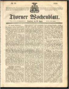 Thorner Wochenblatt 1858, No. 69