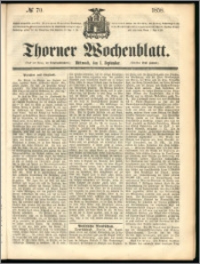 Thorner Wochenblatt 1858, No. 70