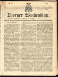 Thorner Wochenblatt 1858, No. 80