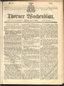 Thorner Wochenblatt 1858, No. 82