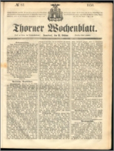Thorner Wochenblatt 1858, No. 83