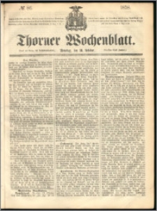 Thorner Wochenblatt 1858, No. 86 + dod. reklamowy