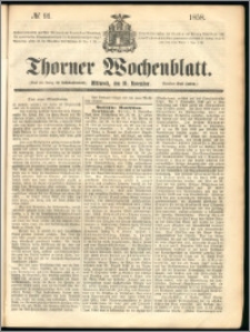 Thorner Wochenblatt 1858, No. 91