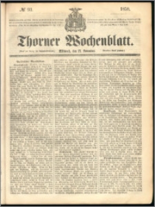 Thorner Wochenblatt 1858, No. 93