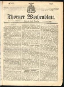 Thorner Wochenblatt 1858, No. 100