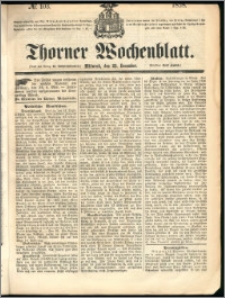 Thorner Wochenblatt 1858, No. 103 + dod. reklamowy