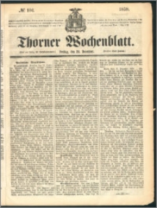 Thorner Wochenblatt 1858, No. 104