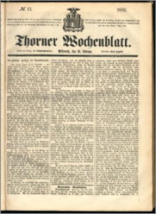 Thorner Wochenblatt 1859, No. 13