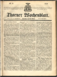 Thorner Wochenblatt 1859, No. 16