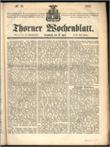 Thorner Wochenblatt 1859, No. 30