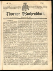 Thorner Wochenblatt 1859, No. 33