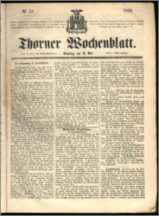 Thorner Wochenblatt 1859, No. 43