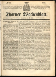Thorner Wochenblatt 1859, No. 54