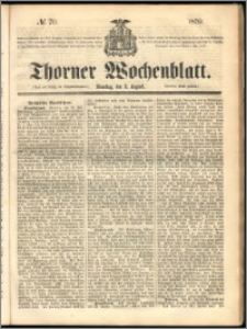 Thorner Wochenblatt 1859, No. 70