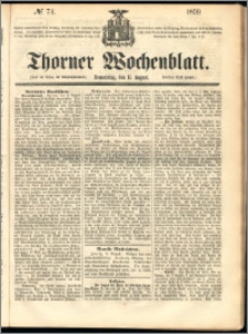 Thorner Wochenblatt 1859, No. 74