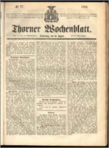 Thorner Wochenblatt 1859, No. 77