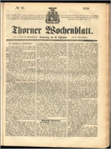 Thorner Wochenblatt 1859, No. 89