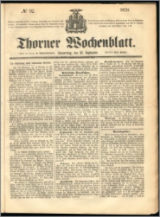 Thorner Wochenblatt 1859, No. 92