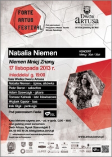 Forte Artus Festival : Natalia Niemen : 17 listopada 2013