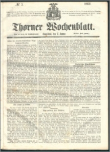 Thorner Wochenblatt 1860, No. 3