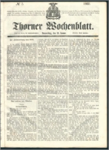 Thorner Wochenblatt 1860, No. 5