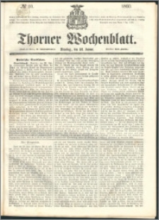 Thorner Wochenblatt 1860, No. 10