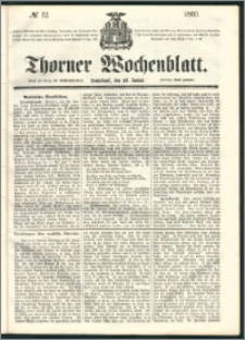 Thorner Wochenblatt 1860, No. 12