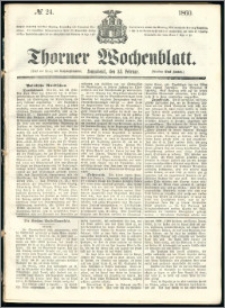 Thorner Wochenblatt 1860, No. 24
