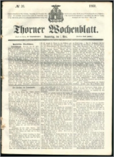 Thorner Wochenblatt 1860, No. 26