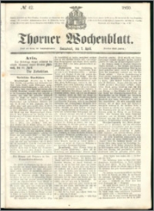 Thorner Wochenblatt 1860, No. 42