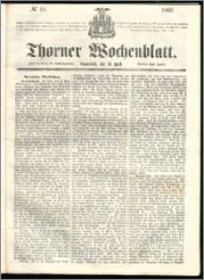 Thorner Wochenblatt 1860, No. 44