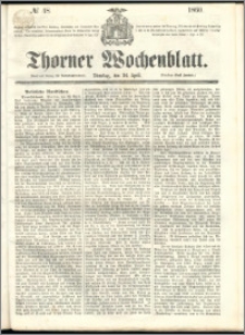 Thorner Wochenblatt 1860, No. 48