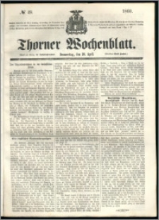 Thorner Wochenblatt 1860, No. 49